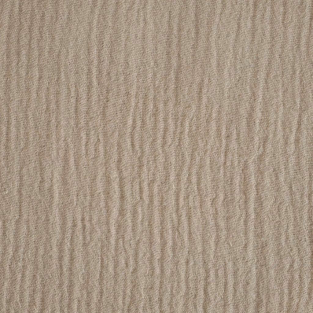 Musselin Double Gauze uni hellbeige